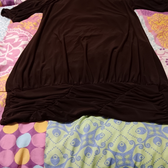 🎠 Carina mini dress women's brown L - Picture 8 of 8